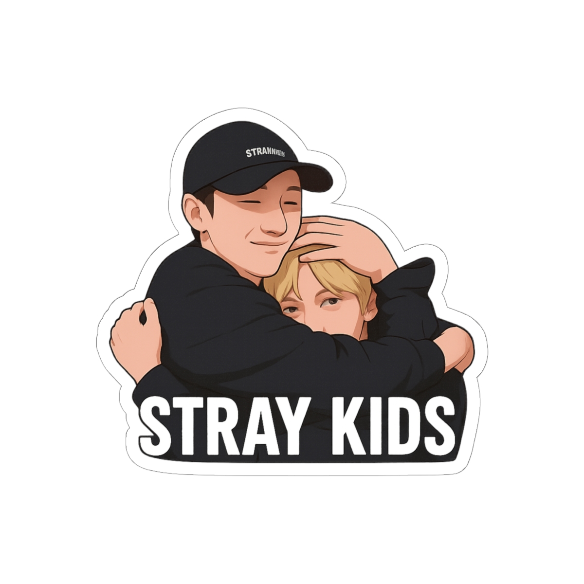 Stray Kids Bang Chan & Felix Cute Sticker | Adorable Vinyl Decal - alternate angle 2, merchandise