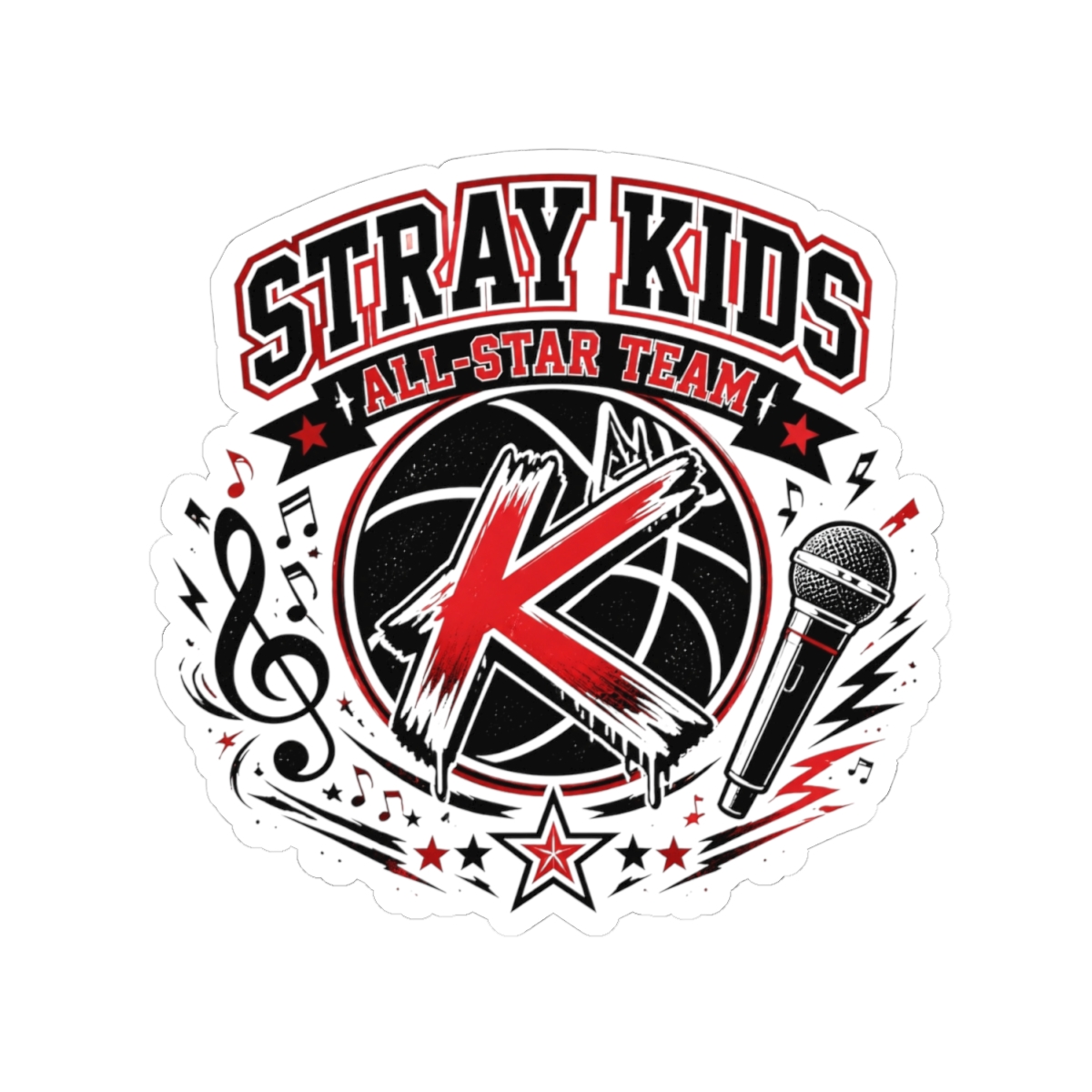 Stray Kids "Stray Kids All-Star Team" Sticker - alternate angle 2, merchandise