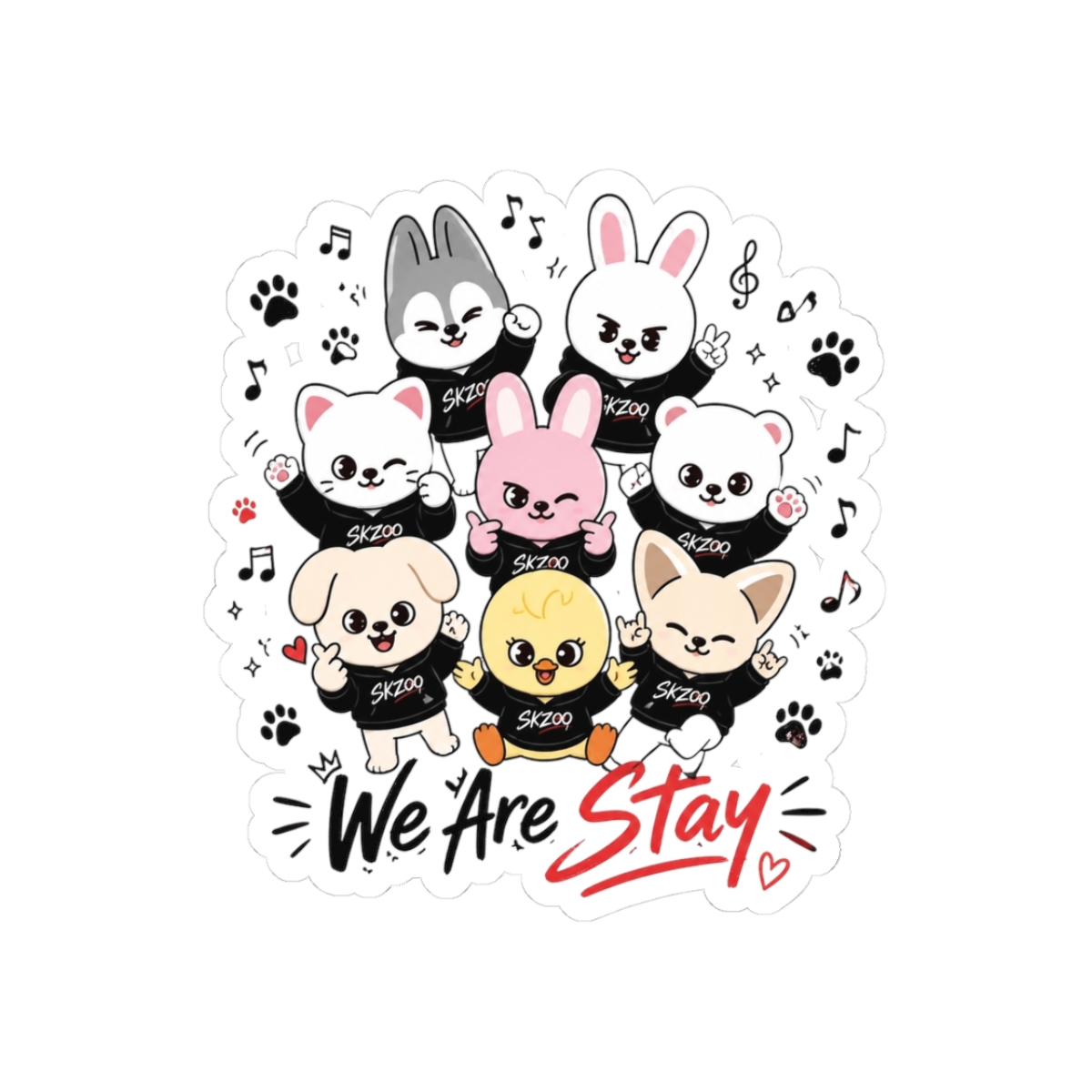 Stray Kids "We Are Stay" Sticker - alternate angle 1, merchandise