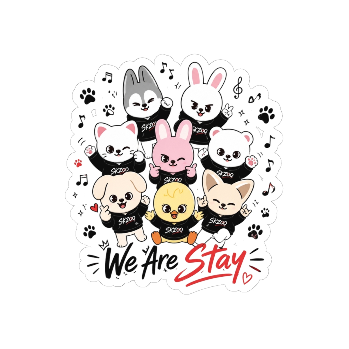 Stray Kids "We Are Stay" Sticker - alternate angle 2, merchandise