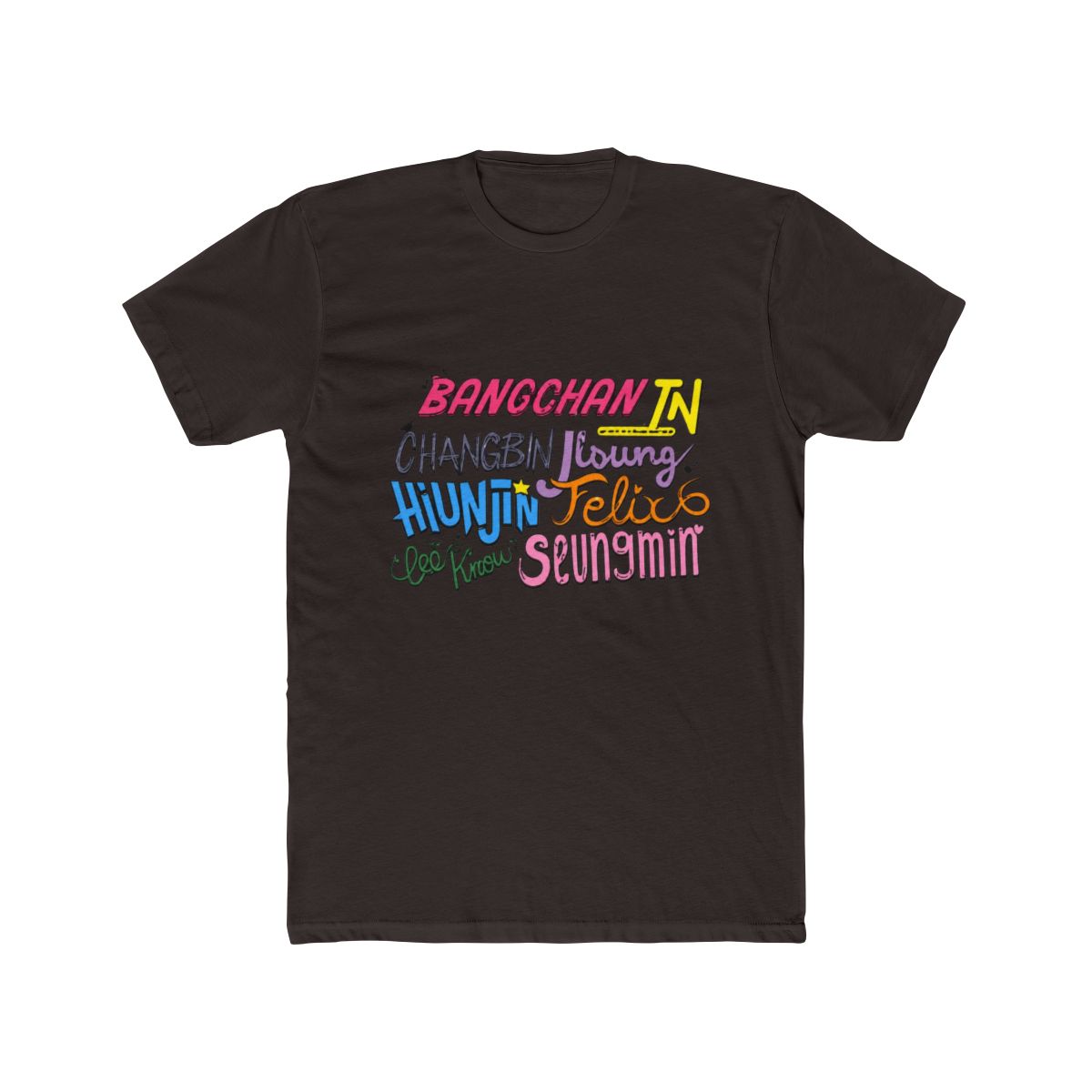 STRAY cute names. Long Sleeve T Shirt | Stray Kids - alternate angle 2, merchandise
