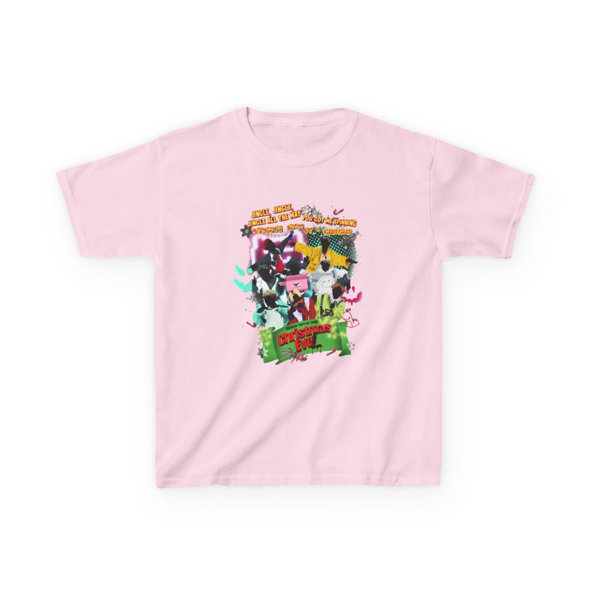 christmas evel stray kids T-Shirt - alternate angle 2, merchandise